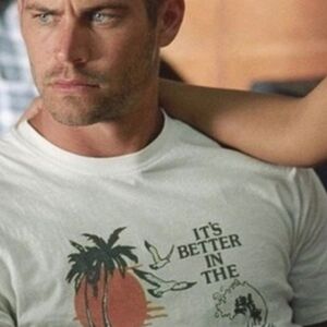 Vintage Single Stitch White Tee - It's Better In The Bahamas